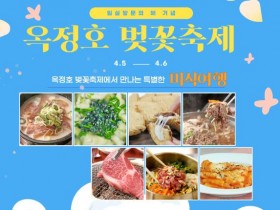 특별한 미식 여행과 함께하는 옥정호 벚꽃축제