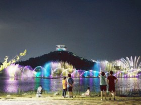 더 시원하게…나주, 빛가람호수공원 음악분수 본격 운영