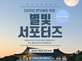 2025 영암 반딧불이 축제 별빛서포터즈 모집, 함께 빛나는 여름을 만들어요!