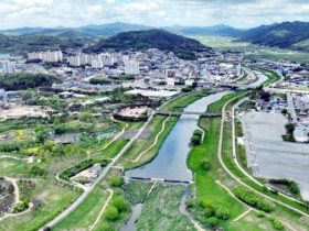 도심을 관통하는 함평천, 함평 랜드마크로 조성