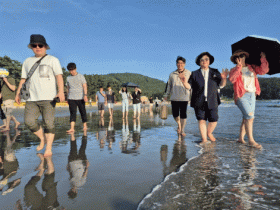 해남군, 5월부터 송호해변 맨발걷기 등 코리아둘레길 운영