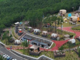 오션뷰 야영장, 광양 구봉산 숲속야영장서 캠크닉 즐겨보자