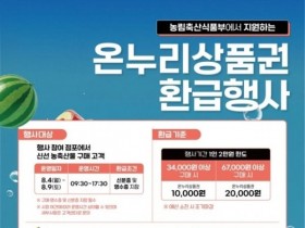 최대 2만원…농축산물 환급행사 받는 전남 8개 전통시장?
