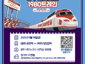 광주평화열차 '1980 트레인 운행'…DMZ로 출발