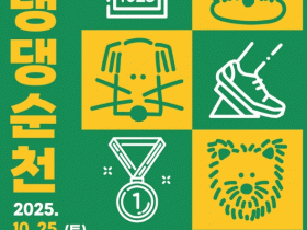 반려견과 함께 달리는 힐링 러닝축제 ‘2025 댕댕순천’ 개최