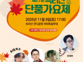 '속리산 단풍가요제' 8일 개최…가수 이석훈, 더원 등 축하공연