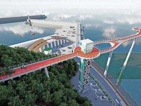 강릉커피거리 인근, 안목 죽도봉에 108ｍ 스카이워크 조성…스카이밸리 착공