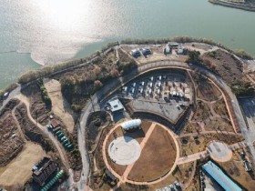 장성 상무평화공원 야영장, 겨울에도 ‘캠핑 열기’ 뜨겁다