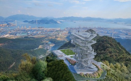 광양만 바다·이순신대교 한눈에, 구봉산 은빛 체험형 랜드마크 7월 준공