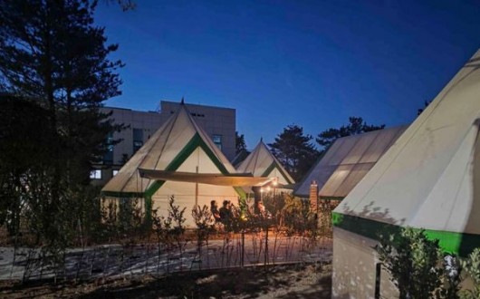 도심서 캠핑 즐긴다…광주 월산 근린공원에 글램핑 야영장 개장