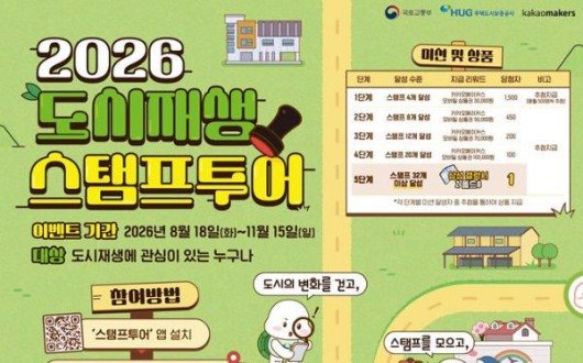전국 52곳 도시재생 투어, 전통시장·골목카페 돌고 스탬프 찍자